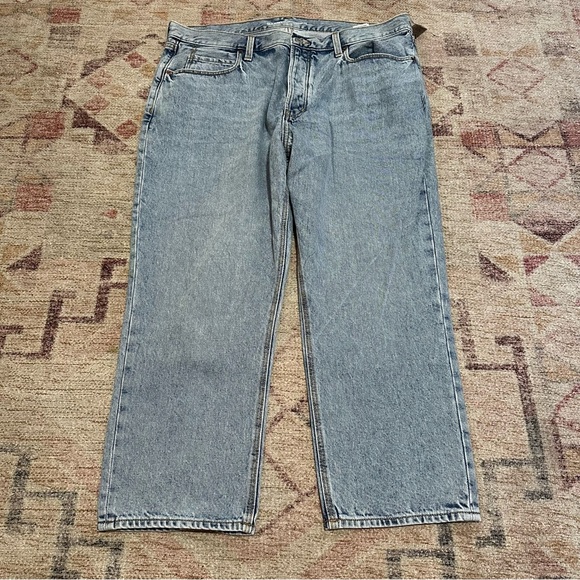 NWT lot of 2 old navy size 16 high rise jeans. Blue and black straight leg - Picture 8 of 16